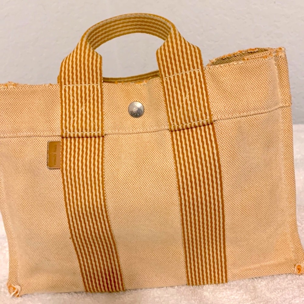 HERMÈS Mini Toile Fourre-Tout PM